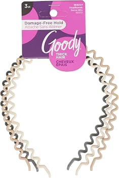 Amazon.com : Goody Ouchless Zig-Zag Women's Headbands - 3 Ct, Warm